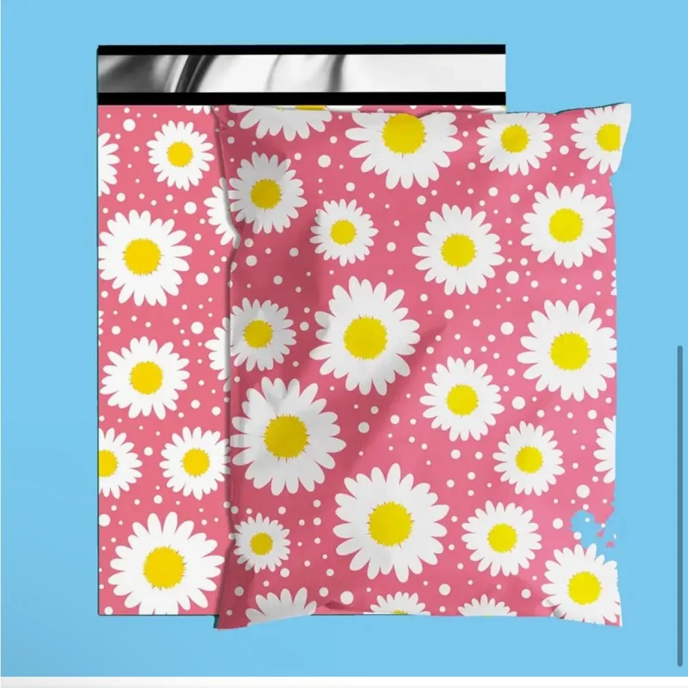12  Poly mailers 19x14  12 Thank you cards and 
25 Thank you Stickers 1” Pink - Picture 2 of 5